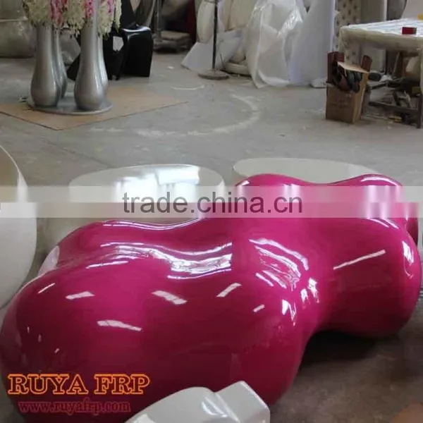 2.6M Outdoor Chair Fiberglass Furniture RUYA Manufacturer Leisure Design Resin Lounge photo-6