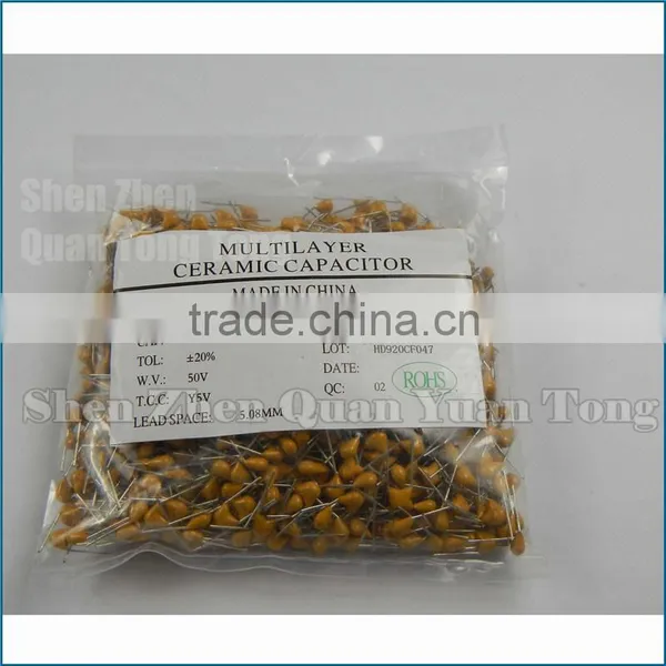 Capacitors 50V 0.1UF 20% DIP photo-2