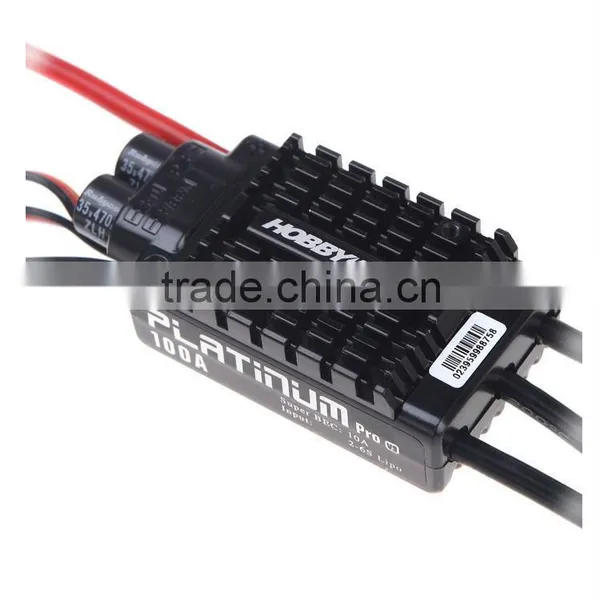 Original Hobbywing Platinum 100A V3 High Performance ESC for Align TREX 550 600 700 Helicopter Fixed Wing ESC photo-5