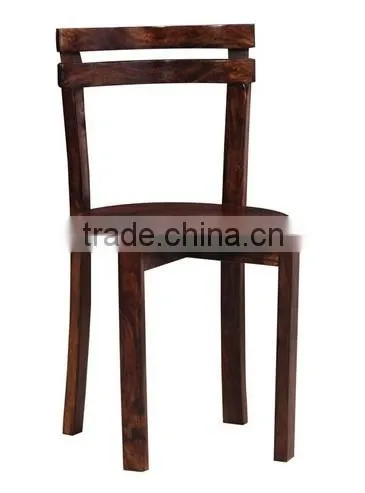 ROSEWOOD RESTAURANT DINING CHAIR , ROUND SEAT SOLID WOODEN DINING CHAIR