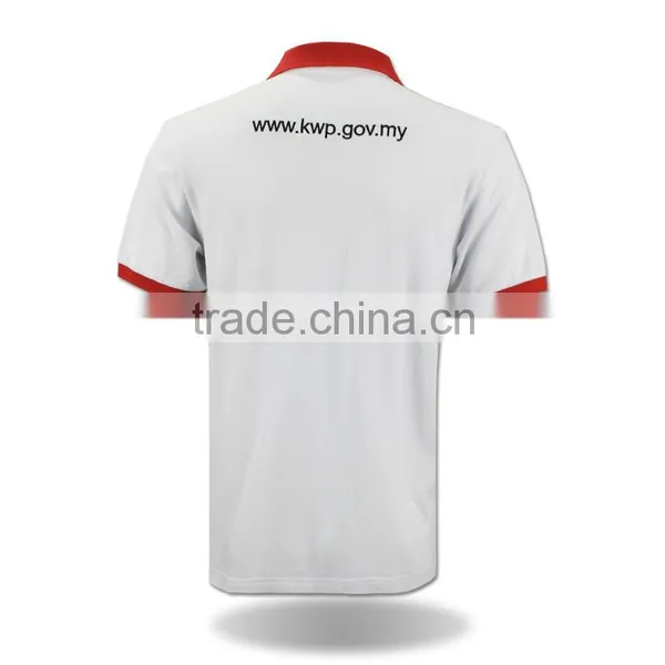 Custom Plus Size Clothing Men Plain 100% Cotton Polo Shirt photo-2