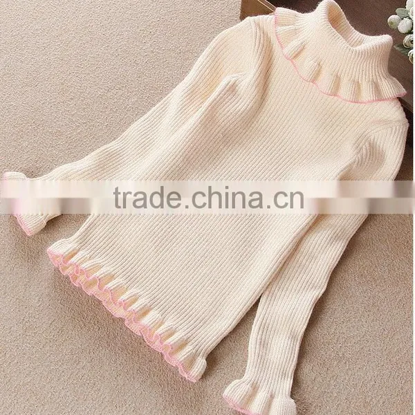 2016 Spring Girls Rib Cotton Spandex Shirt photo-6