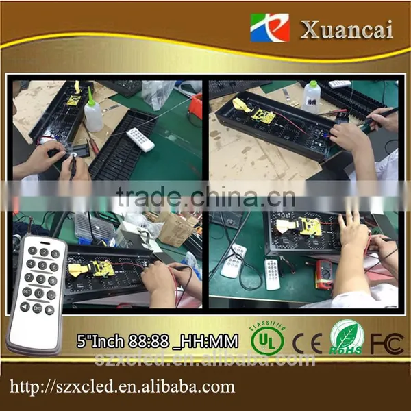 Remote Control Set +ON/OFF 88:88 or 88:88:88 Digits Count Down/UP Timer Digital Clock 7 Segment Bars LED Display photo-6