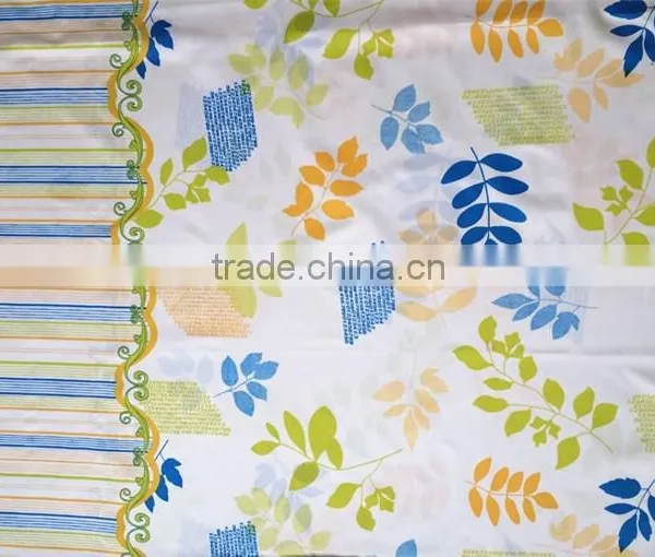 Spring Leaf Print Fabric Micro Fiber Peach photo-2