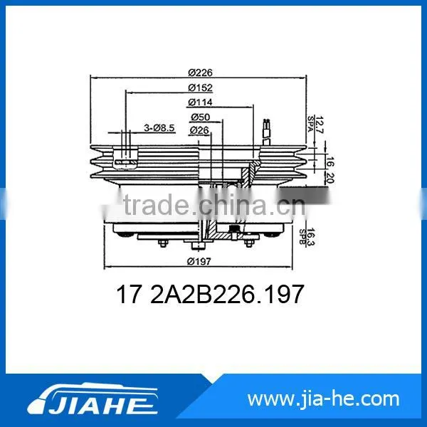 Bus Air Clutch(17 2A2B226.197) for Bock and Bitzer Air Compressor With Fast Delivery photo-3