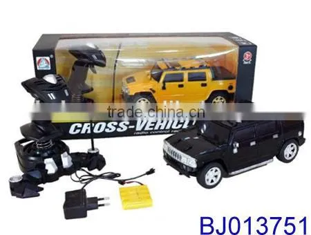 Best Kid Toy Yellow Remote Control Car Cross Country Car 4ch Big Wheels rc Car Kit photo-2