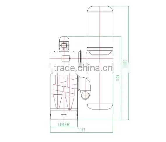 Trade Assurance ZY-220-5 Tandem Cyclone Baghouse Dust Collecotor photo-4