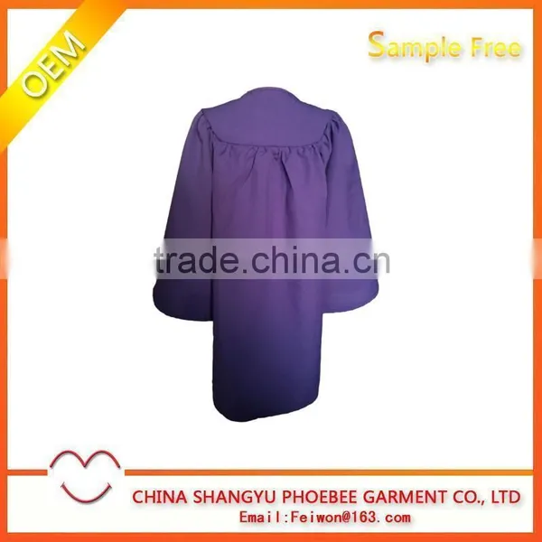 Matte High Quality Children Graduation Gown for Kids photo-2