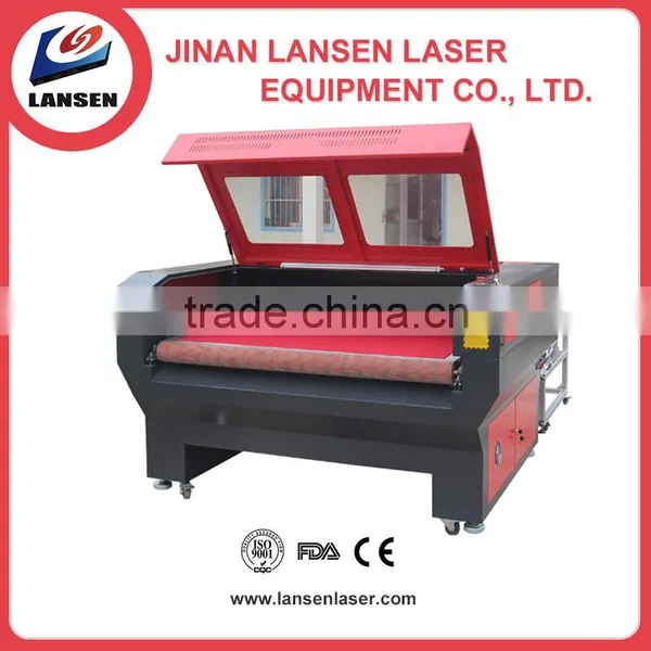 JINAN Hot Sale for Lansen 80W Fabric/leather/textile Laser Engraving Cutting Machine photo-3