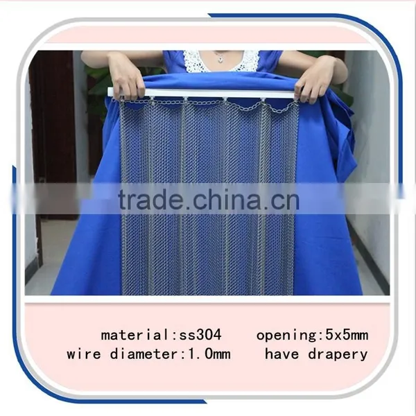 Metal Coil Drapery as Metal Curtain or Space Divider photo-5