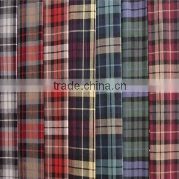Low Price Fabric Check Designs Cotton Yarn Fabric Dyed Fabric for Shirts Manufacturer photo-4