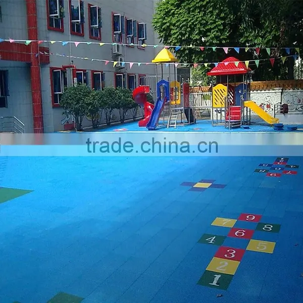 Outdoor Kids Play Area Colored Playground Flooring photo-2
