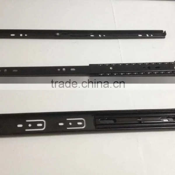 ZY:37MM(1.2*1.0*1.2) 3-Fold Ball Bearing Drawer Slide photo-4