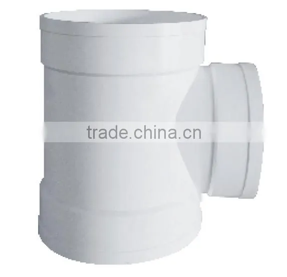 Reducing Sanitary Tee PVC-U Drainage Pipe Fittings/pvc Sanitary Pipes Fittings