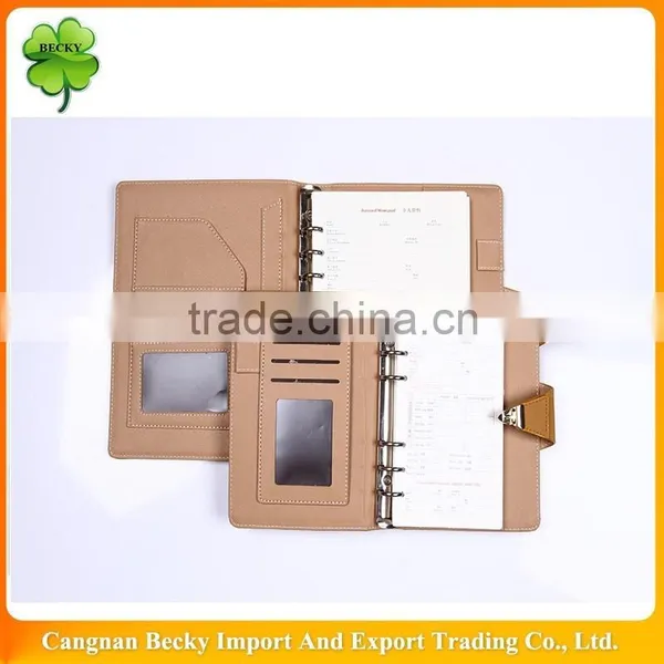 Attractive and Inexpensive Writing Brown Leather Cover a5 Daily Notebooks for Advertisement photo-2