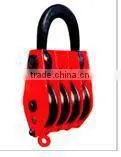 Drop Forged Hardware Alloy Steel/carbon Steel Lifting Hoist Four Wheel Close Link/hook/ring Type Steel Hoist Pulley Block photo-6