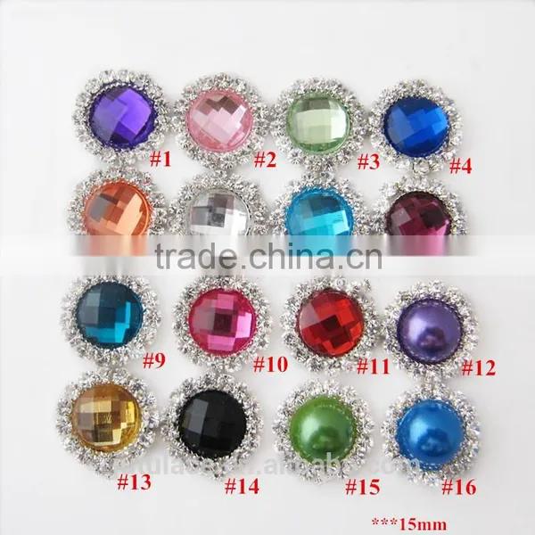 Chic Decorative Crystal Rhinestones Flower for Girls DIY Headwear/bride Hair Clips/clothes