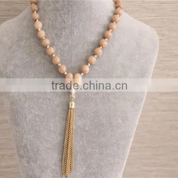 Hot Selling Fashion Design Acrylic Beads Necklace Women Necklace Jewerly photo-2