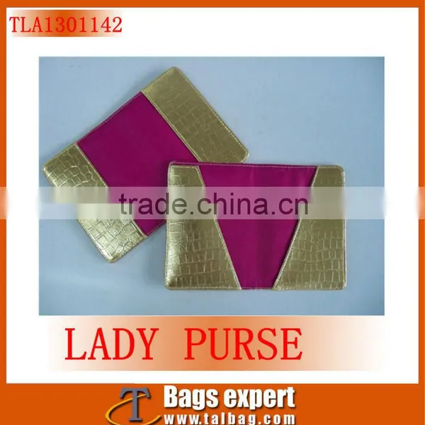 2013 Stylish Crocodile pu Purse for Women+leather Purse