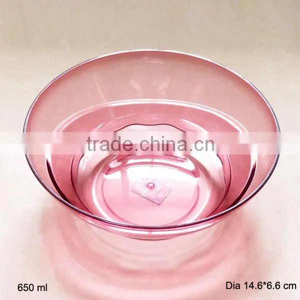 Clear Bpa Free Salad Bowl, Set of 3 photo-2