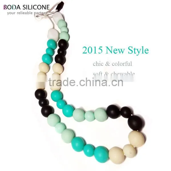 Baby Gift Silicone Teether Necklace Silicone Necklace