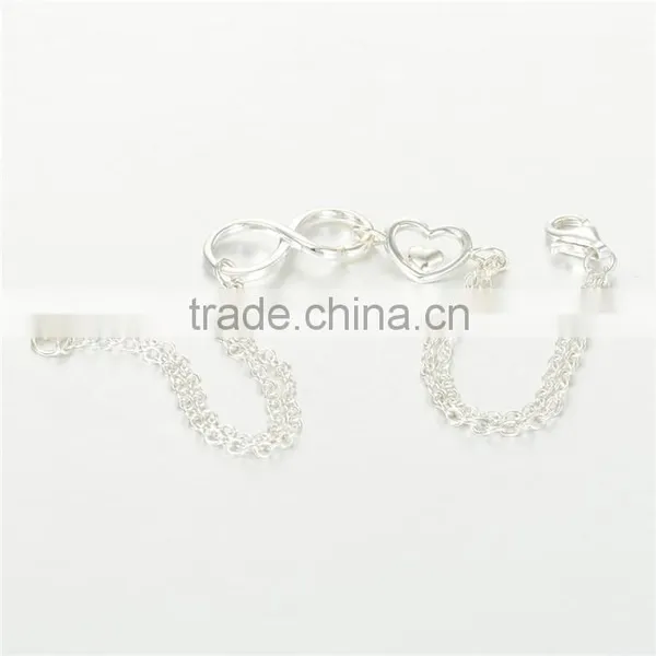 21CM Fashion European Style Custom Infinite Symbol Mark Bracelet photo-2