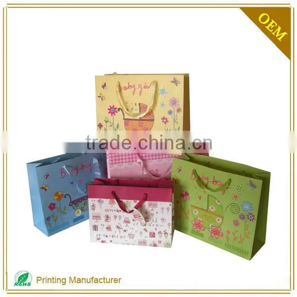 Cheap Personalized Eco Friendly Fancy Recycle Paper Christmas Gift Bag photo-4