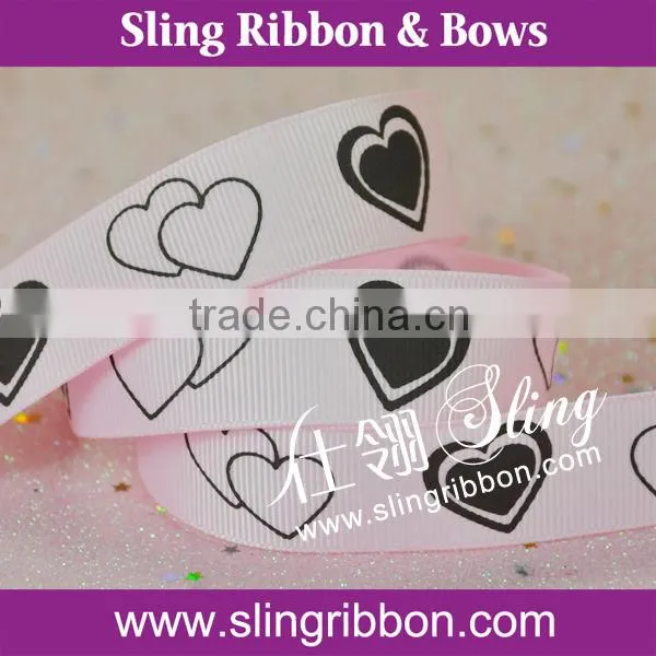 Sweet Love Printed Grosgrain Ribbon Wholesale photo-2