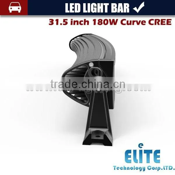 31.5 Inch 180w Led Police Truck Light Bar Curve Work Lights photo-6