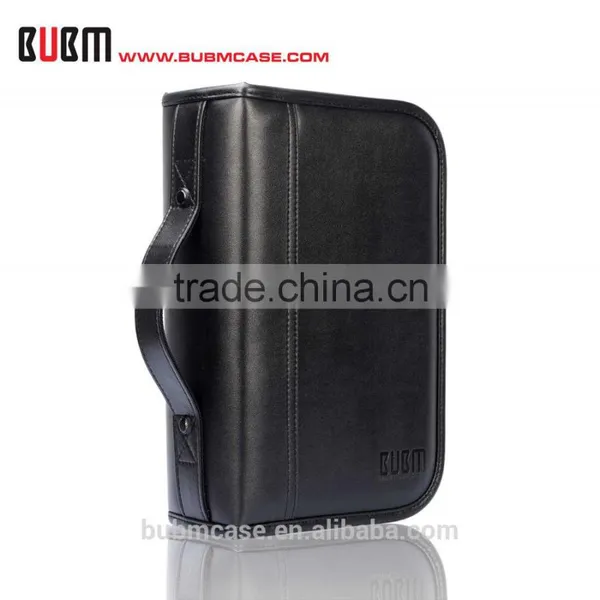 Fashion 100 Capacity PU Leather Cover CD Case CD Box DVD Case CD Storage Bag Car Disc Bag photo-3