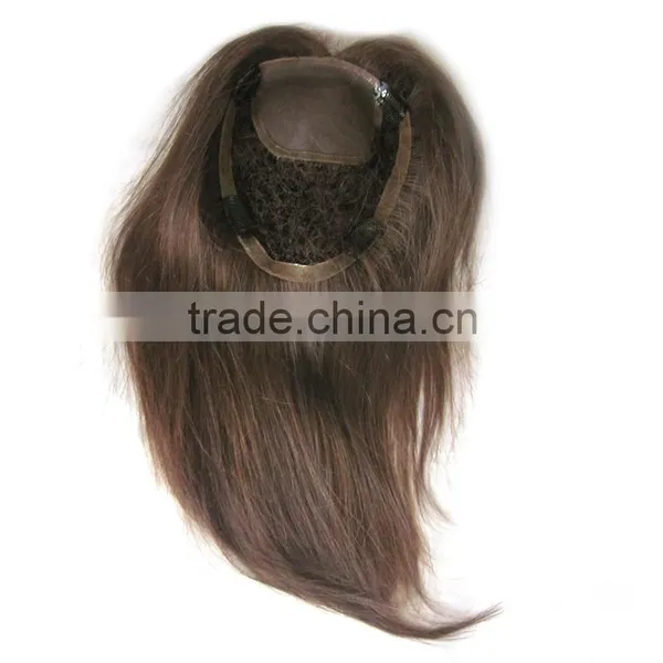 Factory Price Human Virgin Hair Fish Net Toupee photo-2