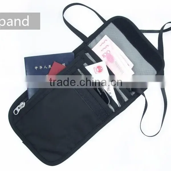 Lady Fashion Travel Rfid Neck Wallet photo-6