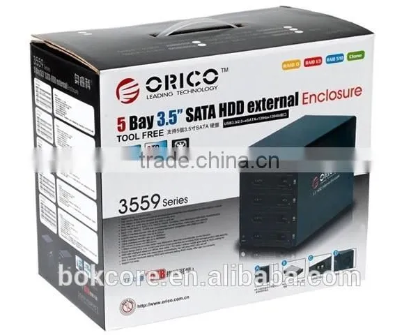 5 Bay 3.5'' HDD Enclosure, 5 Bay 3.5 External Usb 3.0 Hdd Enclosure High Quality External 3.0 3.5 External Enclosure photo-5
