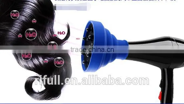custom silicone folding hair dryer diffuser