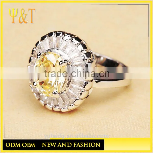 Jingli Jewelry Pave Setting Wedding Ring (YJ-852) photo-3