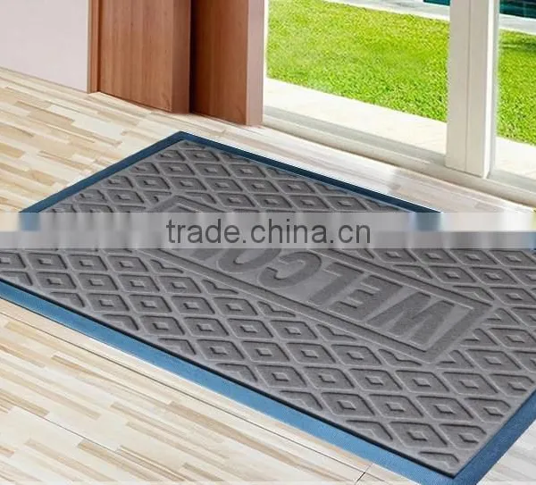 Nonslip Entrance Door Mat Recycled Needle Punch Floor Mat