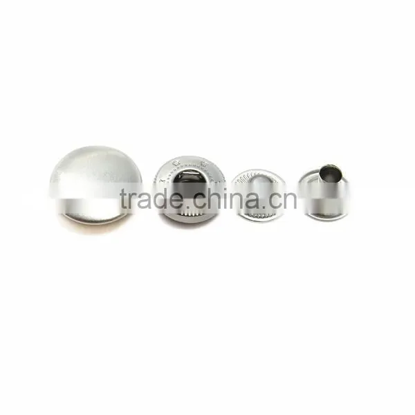 Black 10mm Metal Spring Snap Button photo-4