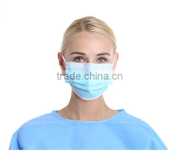 Ecoma 2016 New Industries Surgical Isolation Face Mask With Ear Loops, Cellulose photo-2