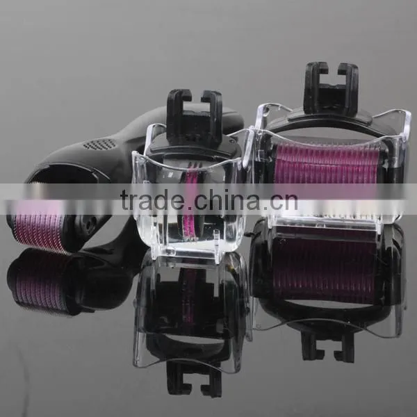 DERMA 3 In 1 Kit Derma Roller Titanium 180/600/1200 Needles Skin Care Kit photo-3