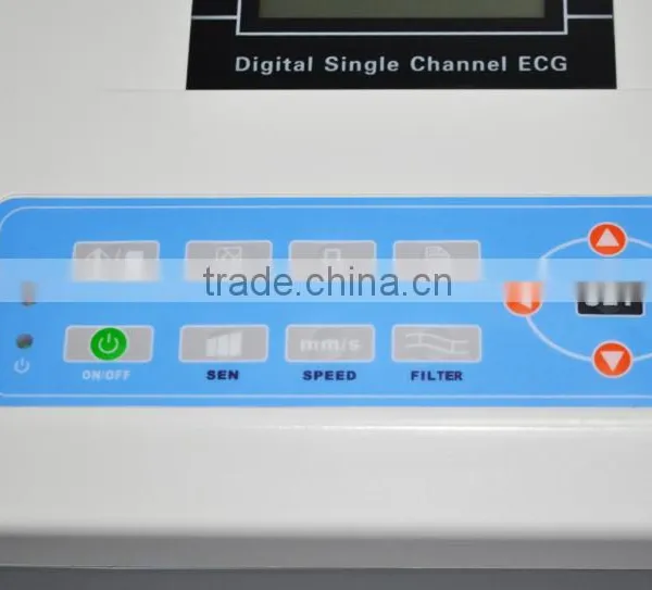 CE& FDA Approved 1-channel Electrocardiograph ECG EKG Machine photo-3