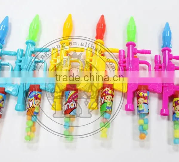 Plastic Missile Shoot Gun Toy With 2g Assorted Pressed Candy photo-6