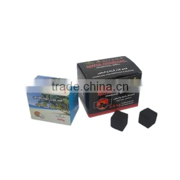 Cube Coconut Shell Charcoal Malaysia 2.5*2.5*1.5cm photo-2