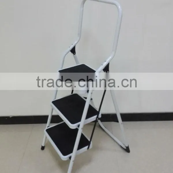 3 Step Steel Ladder With White Color photo-2