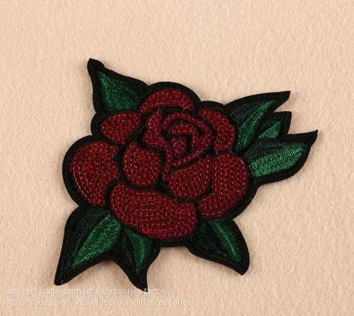 New Style Customized Colorful Applique Flower Sequins photo-5