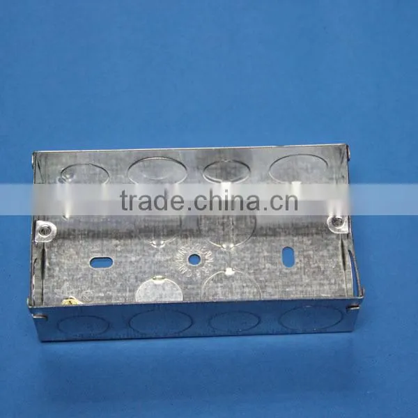 Junction Box- BS4662--3x6/2gang /GI Box 47mm photo-6