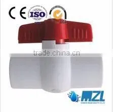 China Factory Cheap BS Standard Thread Pvc Octagonal Ball Valve photo-6