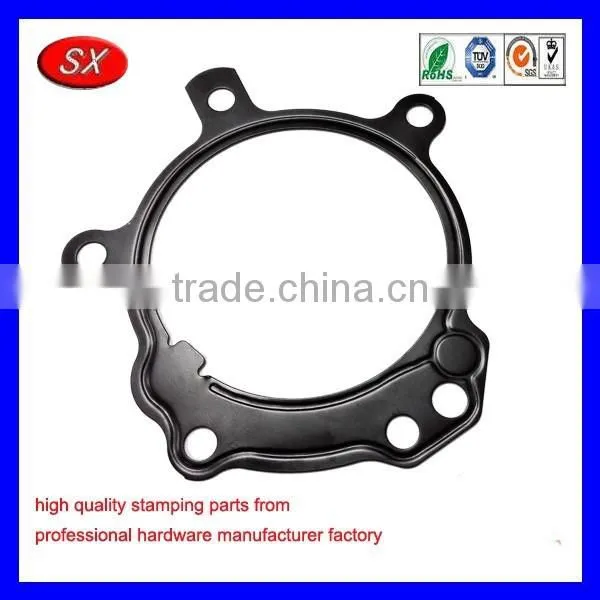 Customized E-coated Steel Iron Stamping Part Gasket Automotive Part photo-2