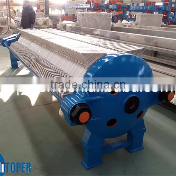800 Round Plate Filter Press Main for Kaolin and Stone Wastewater Solid-liquid Separation photo-3