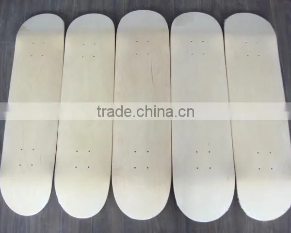 7.5" * 31.375" Canadian Maple 7 Ply Blank Skateboard Decks Blanks