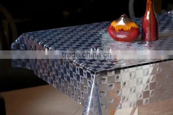 Transparent Printed Pvc Tablecloth Roll photo-6